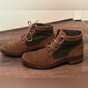 Wolverine 1000 mile boot.  Suede and flannel. lots of life left. 10.5